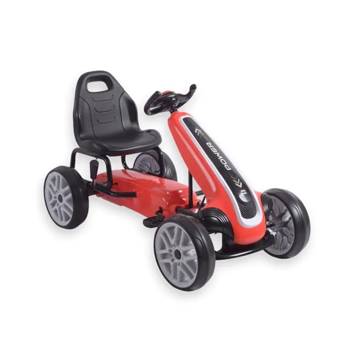 Kart à pédales Power Rouge-2