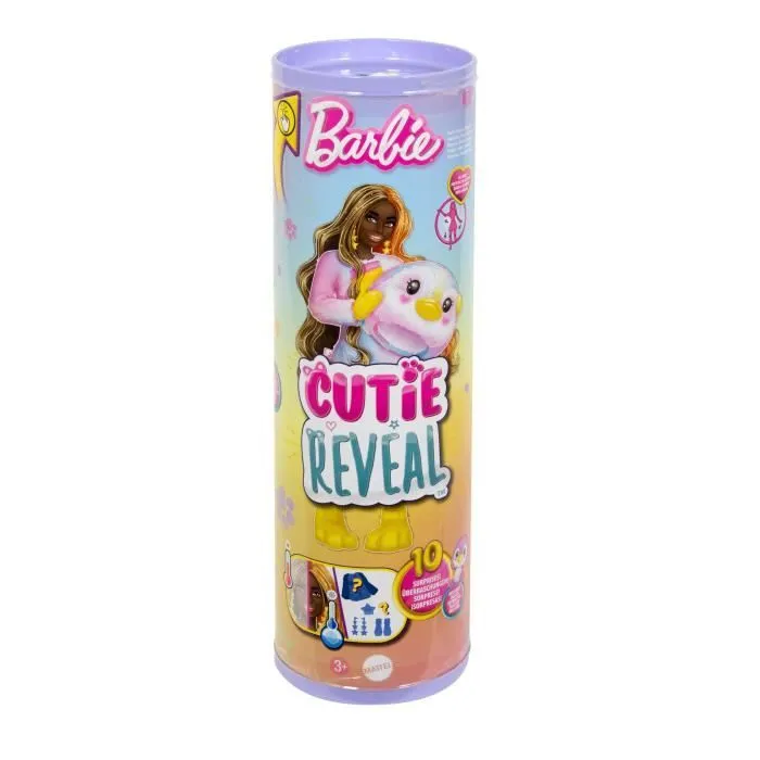 Barbie-Barbie Cutie Reveal-Poupée manchot Rêve Coloré et 10 surprises HRK40-5