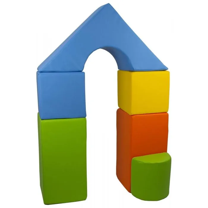 Blocs en mousse pour enfants - Petit Château - Lot de 11 - Sécurisés et créatifs-0
