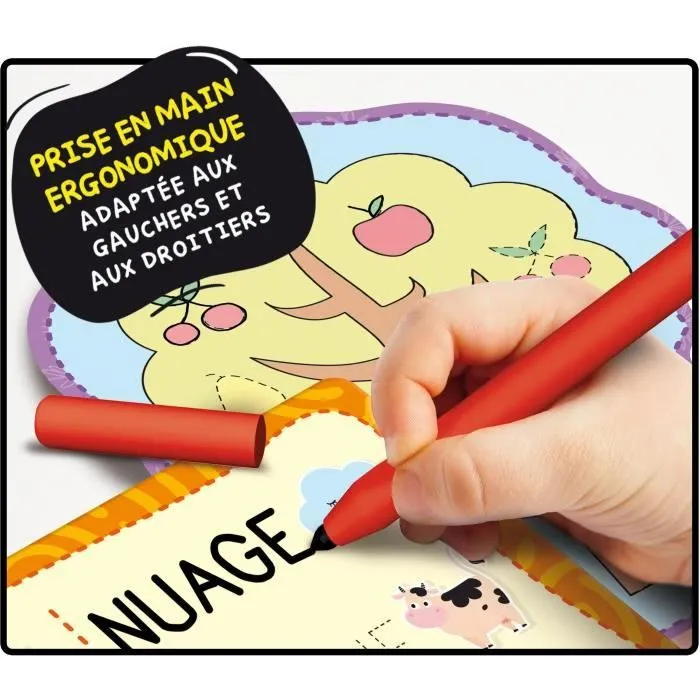 Stylo ergonomique - Montessori Pen Super Ecole d'écriture - LISCIANI-2