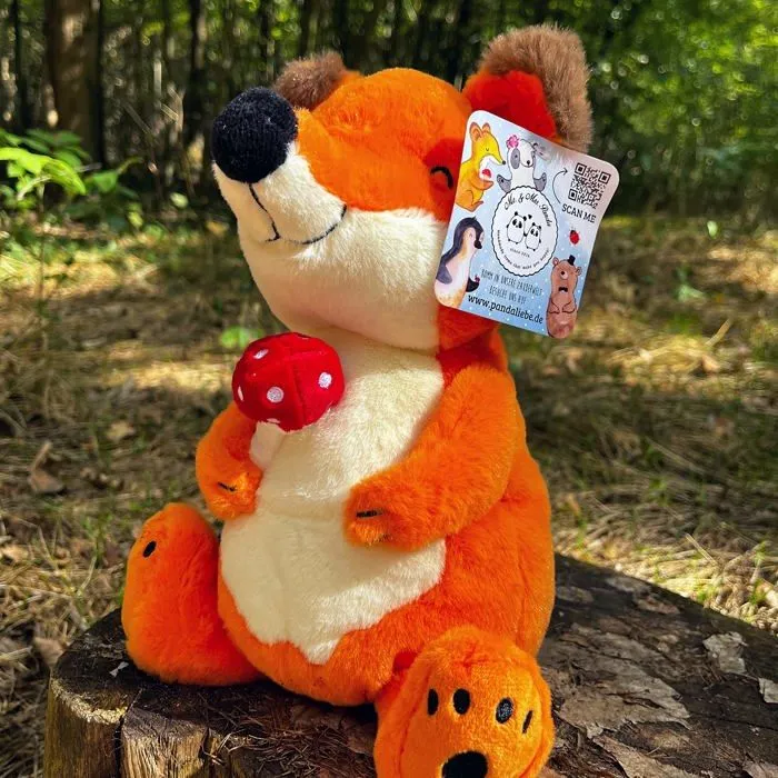 Peluche Joy toy - 21732 - - Mrs Panda Peluche Renard Multicolore 25 cm-3