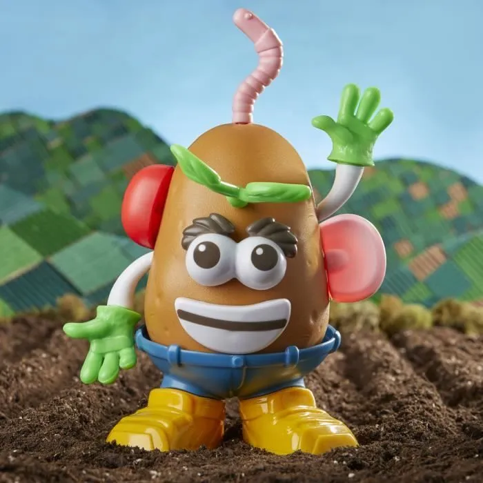 Mr. Patate Green, 15 pièces en matière plastique d'origine végétale, jouet pour enfants, Potato Head Goes Green, Hasbro-5