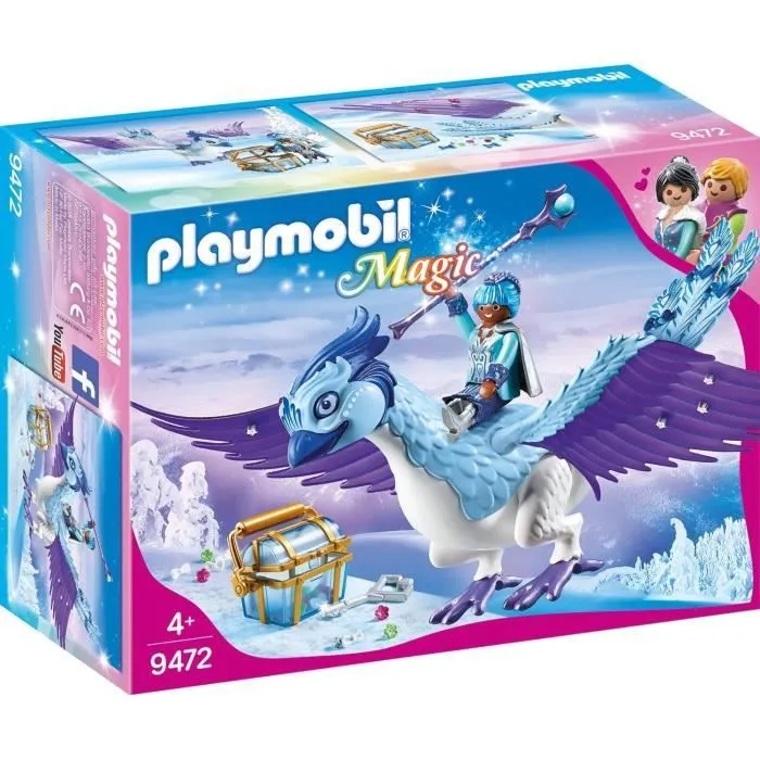 PLAYMOBIL Magic - Gardienne et Phénix royal - Pattes mobiles - 45 pièces - A partir de 4 ans-0