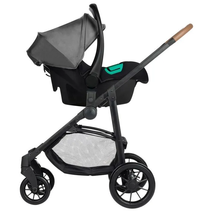 BEBECONFORT HAZE Poussette 3 en 1 i-Size – assise transformable en nacelle + Siège auto Groupe 0+ De 0 à 22Kg, Tinted Stone-3