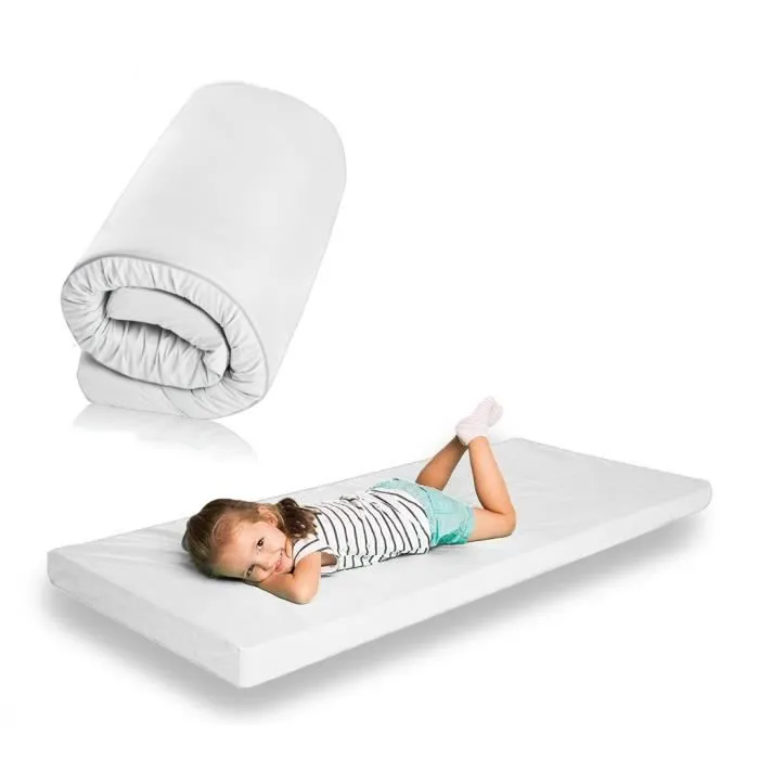 Matelas en Mousse Multifonctionnel | 140 x 200 x 12 cm | Tapis Haute densité avec Housse | Idéal pour Le Camping et Mobil-Homes-1