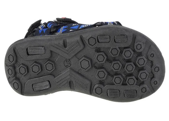 Sandales - Lee Cooper - Bleu marine - Tissu - Scratch - Enfant-3
