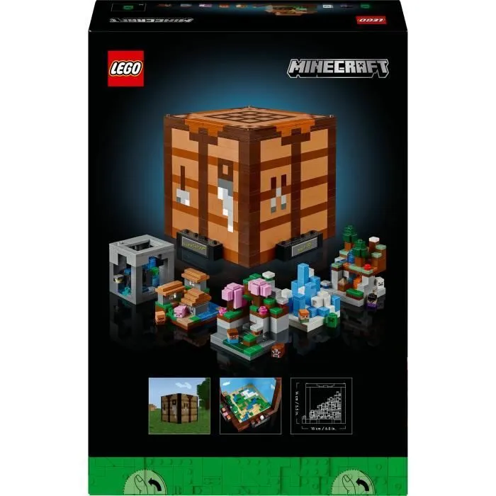 LEGO® Minecraft® 21265 L’établi - Set de Construction et d'Exploration - Cadeau Adultes-5