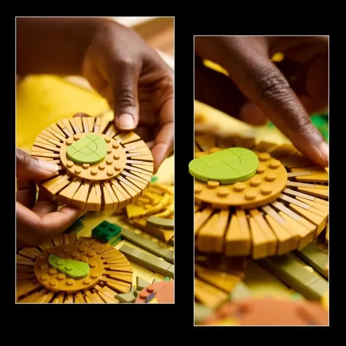 LEGO Art 31215 Vincent van Gogh – Les Tournesols - Tableau mural, Construction pour adulte-3