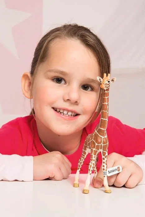 Figurine Girafe mâle de la savane, SCHLEICH 14749 Wild life, Dès 3 ans-3