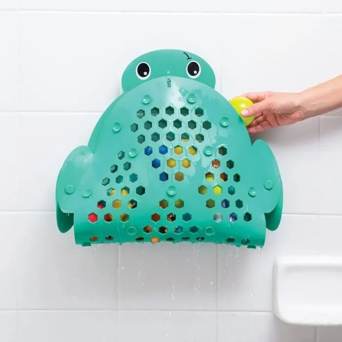 Tapis de bain & rangement 2 en 1 - INFANTINO - Pour bébé - Bleu & Vert - 47,5x76,7 cm-1