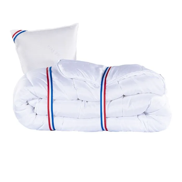 Matelas 90x190 cm,OrganicCotton,24 cm,ferme,face été/hiver + 1 oreiller + couette-2
