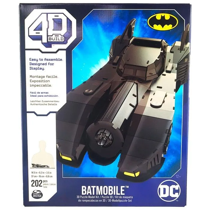 Puzzle 4D Build Batman Batmobile Modèle 3D de voiture à assembler-4