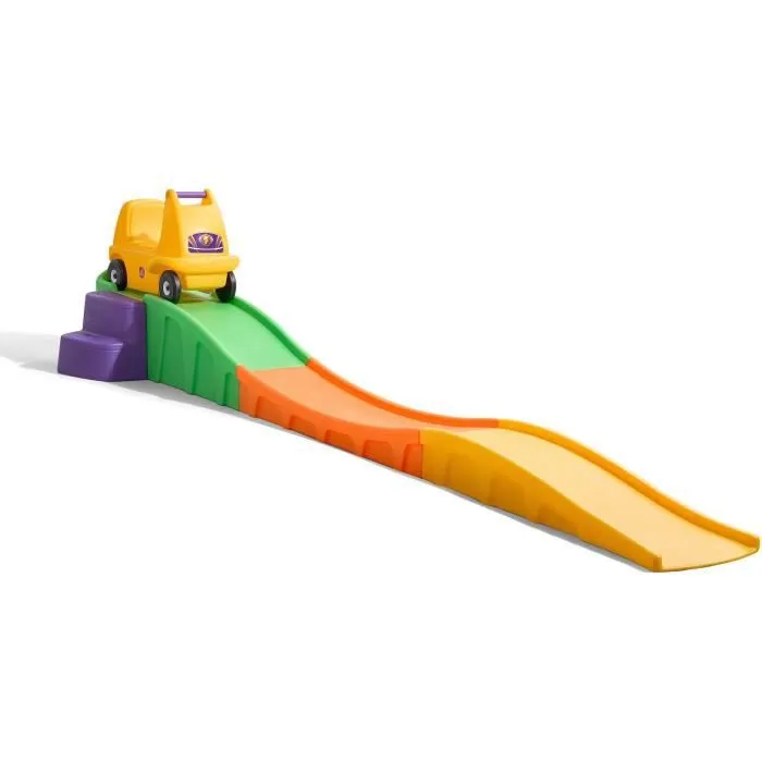 Toboggan - STEP2 - Up & Down Roller Coaster - Jaune - Mixte - 2/5 ans-0