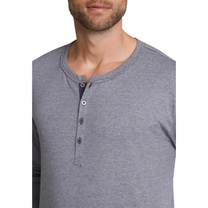 Pyjama Homme - SCHIESSER - Selected ! Premium Inspiration - Manches Longues - Pantalon Longs - Gris-3