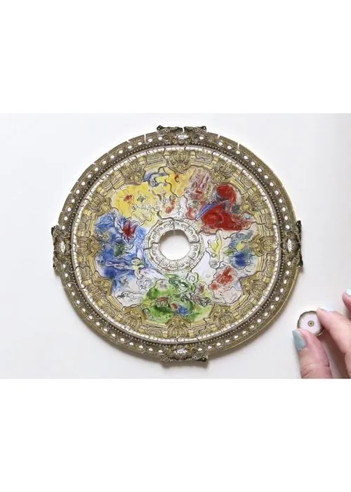 Puzzle Michèle Wilson - Plafond de l'Opéra de Paris de Chagall - WILSON JEUX-3