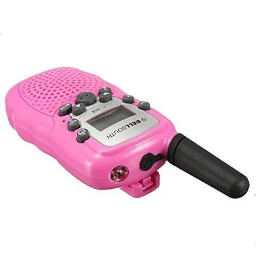 Talkie-Walkies Enfant 8 Canaux PMR Rose - Système Walkie-talkie 3 km avec LED Lampe-2