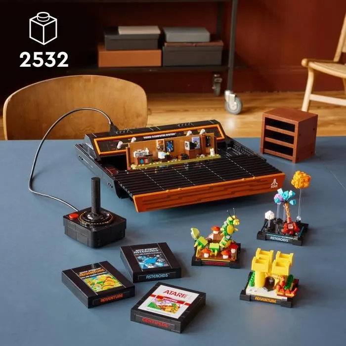LEGO Icons 10306 Atari 2600, Maquette à Construire, Console de Jouets Vidéo, pour Adultes-2