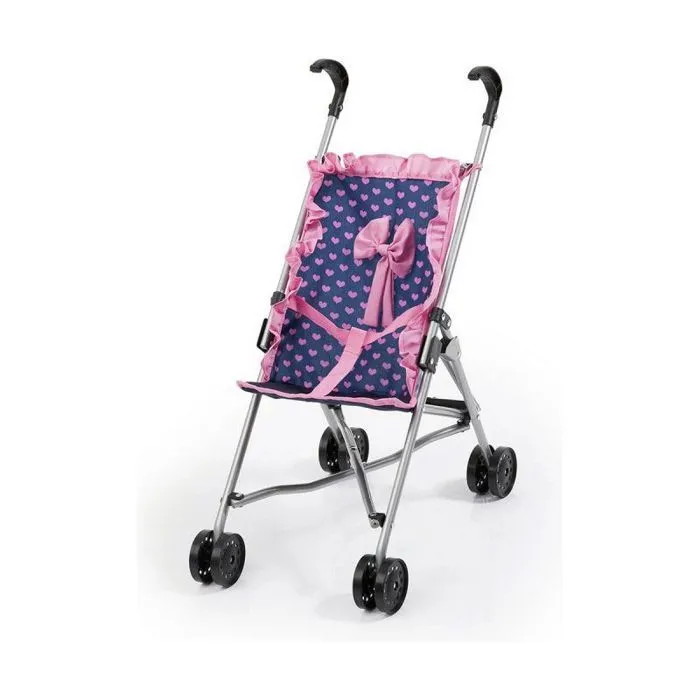 Landau - poussette Claudio reig - REA301412 - Poussette a Canne poupee Bebe-Paseo Buggy-Go, , Bleu-0