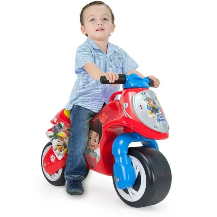 Porteur Moto Pat' Patrouille - INJUSA - Neox - Garçon - 18 mois+ - Stickers permanents - Poids max 25 kg-0