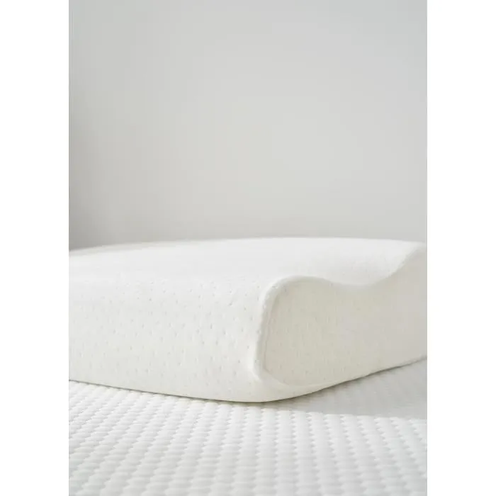 Oreiller ergonomique MEMORY - Morphea Bed France - 40x50x5cm - Mousse à mémoire de forme Morphea Bed Technology® - Soutien optimal-2