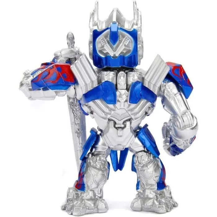 Transformers Optimus Prime, figurine de collection en métal de 10 cm-2