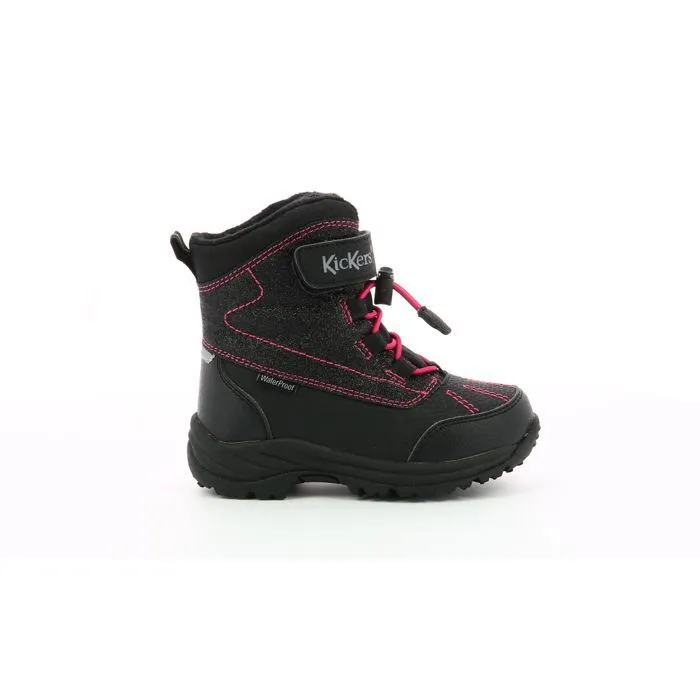 Boots - KICKERS - Jump Wpf - Noir - Synthetique - Doublure en fourrure naturelle-0