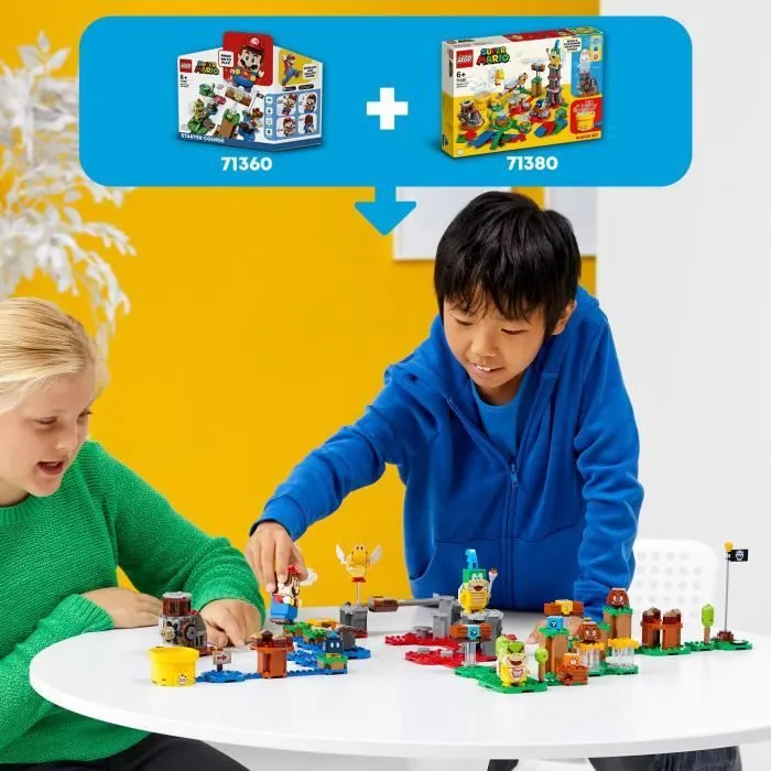 LEGO® Super Mario™71380 Set de créateur Invente ton aventure extension du Pack de Démarrage LEGO Super Mario Les Aventures de Mario-1
