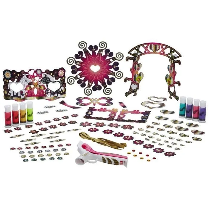 Kit Décor Paillettes - DOHVINCI - 4 supports différents - Pâte à paillettes - Fille - A partir de 6 ans-1