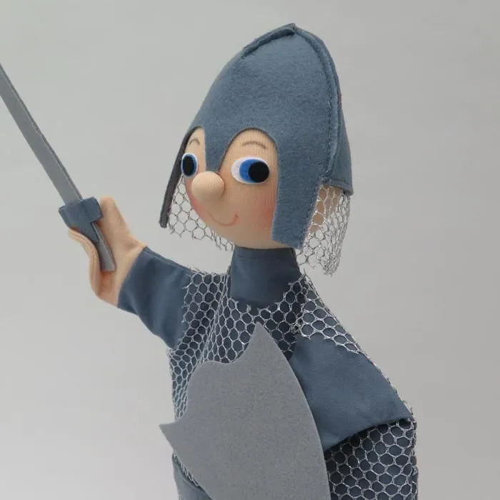 Mú - Marionnette Chevalier d'argent - MORAVSKA USTREDNA BRNO-3