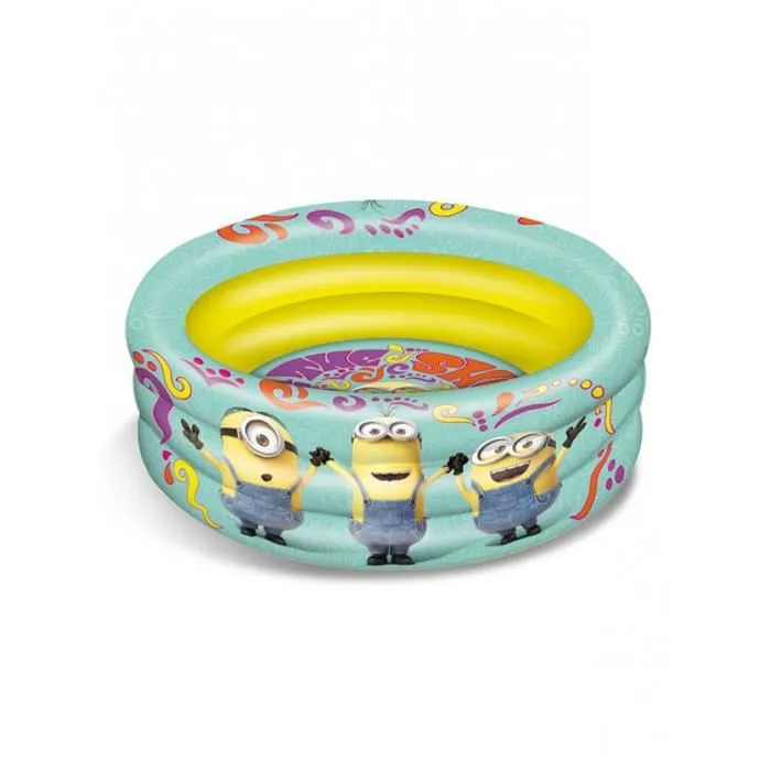 Piscine Gonflable LES MINIONS - MONDO - Diamètre 100 cm - Pour Enfant de 10 mois et plus-0