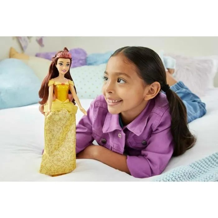 Belle Poupée 29 cm, Mattel Poupée Disney Princesses habillage et accessoires HLW11-1