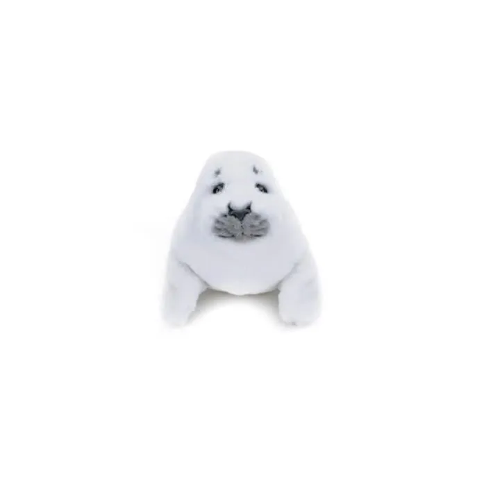 Animal en peluche - NATIONAL GEOGRAPHIC - Phoque Blanc - 25 cm - Intérieur - Enfant - Mixte-0