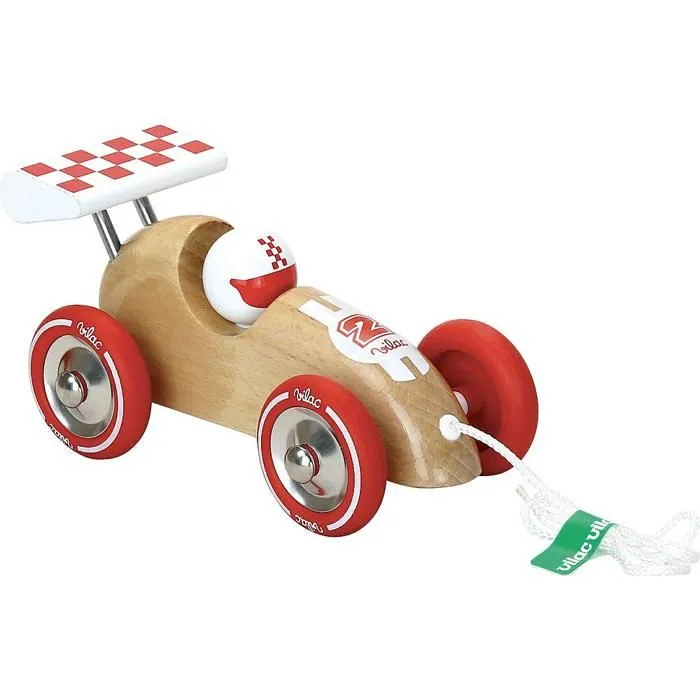 Vilac - Voiture de course naturel-1