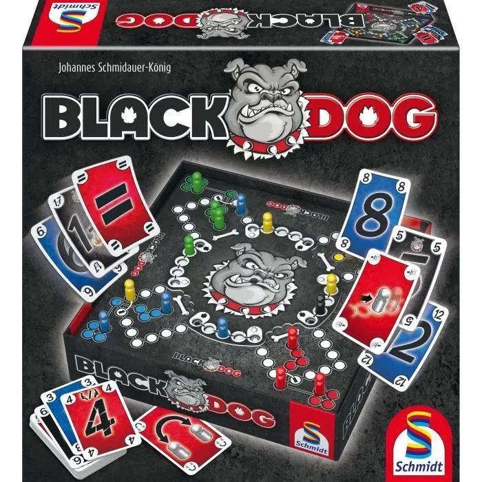 Black DOG® - Jeux de Société - SCHMIDT SPIELE - Affrontez le mystérieux Black DOG® dans ce jeu de stratégie captivant !-0