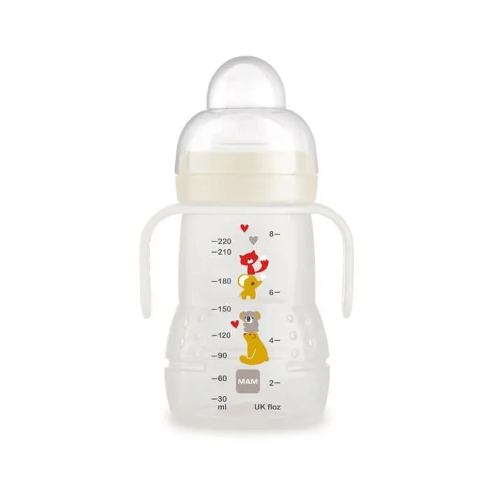Biberon - pieces detachees biberon Mam - FC1B6BO001.CKN - Mug Trainer, 4 + mois, couleurs assorties, 220 ml-0