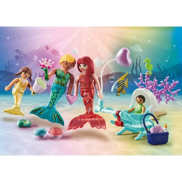 PLAYMOBIL 71469 Famille de sirènes-1