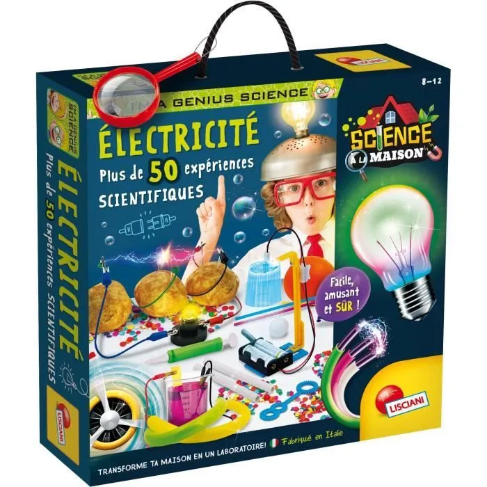 Génius Science - jeu scientifique - l'électricité - 50 expériences - LISCIANI-0