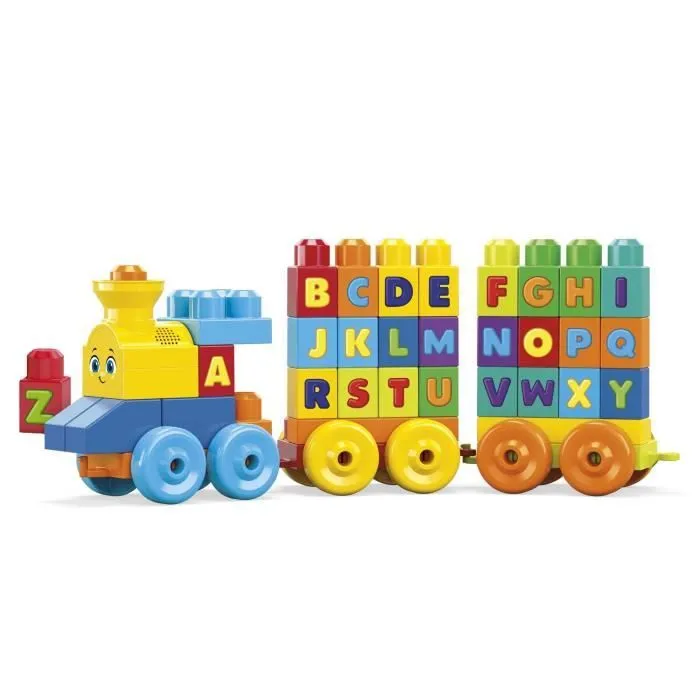 Mega Bloks - Le Train de l'Alphabet - Jouet de construction - 12 mois et + FWK22-4