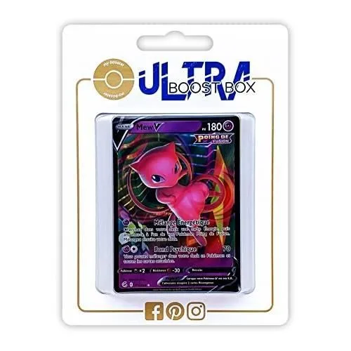Jeu de cartes Pokemon MEW V 113-264 POING DE FUSION - MYBOOST X EPEE ET BOUCLIER 8 - POING D-0