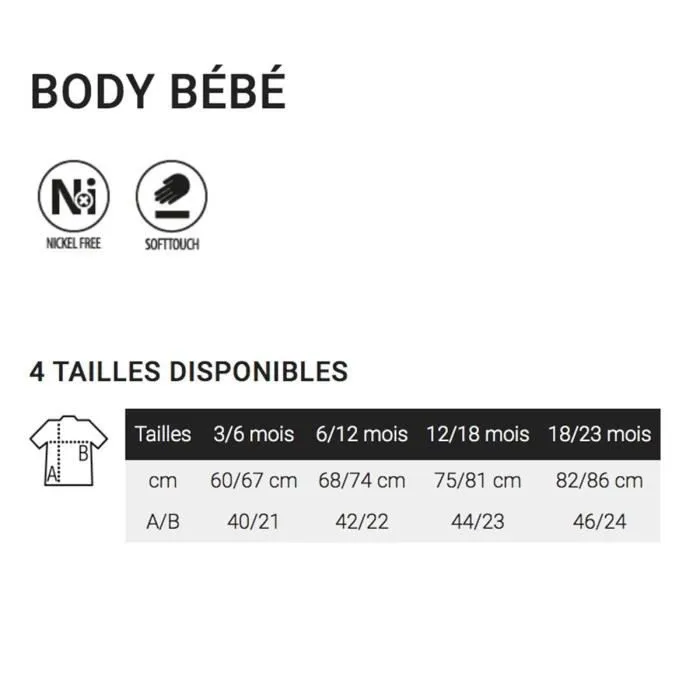 Body bébé Yoda Petit Garçon - Star Wars - 100% Coton - Blanc - Noir - Bébé - Garçon-1