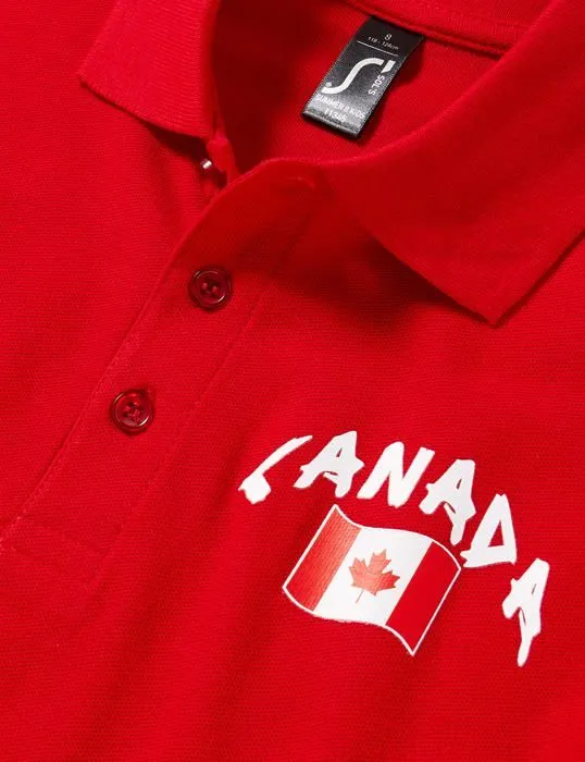 Polo Supportershop Polo Enfant Rugby Canada Polo Enfant Rugby Canada Mixte Enfant-1