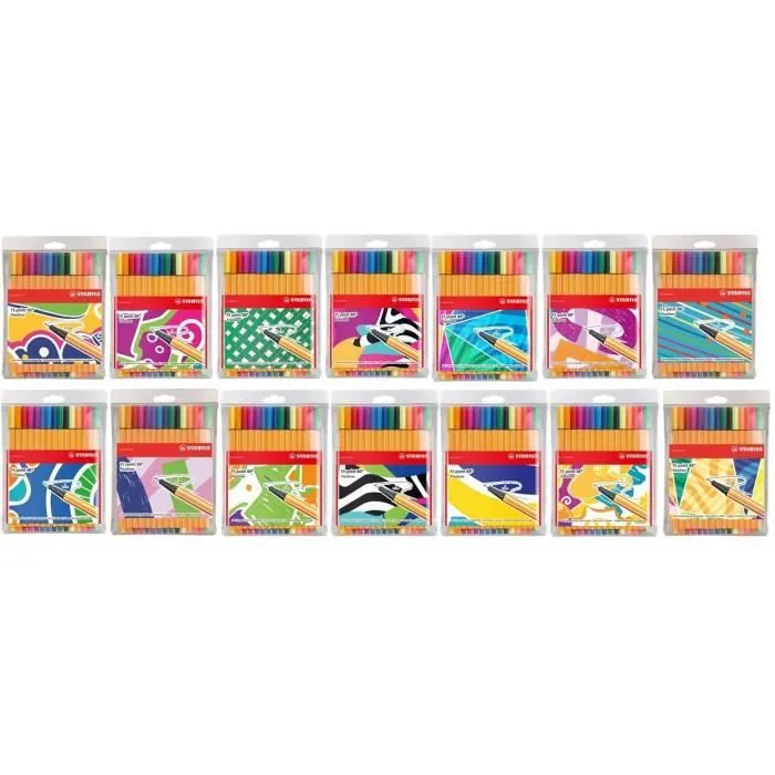 STABILO 15 stylos-feutres "Individual just like you" - Point 88-5