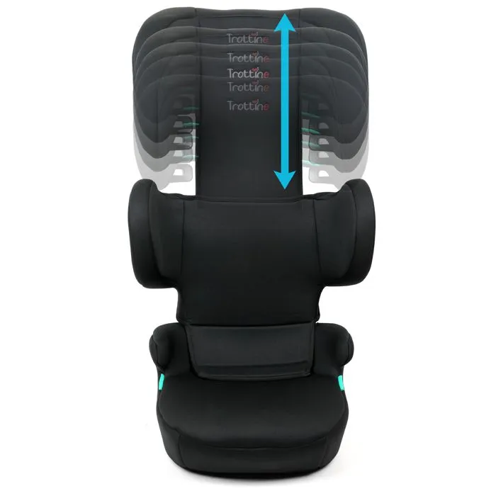 TROTTINE Réhausseur Isofix pliable R129 100-150 cm MANCHESTERFIX Shadow-1