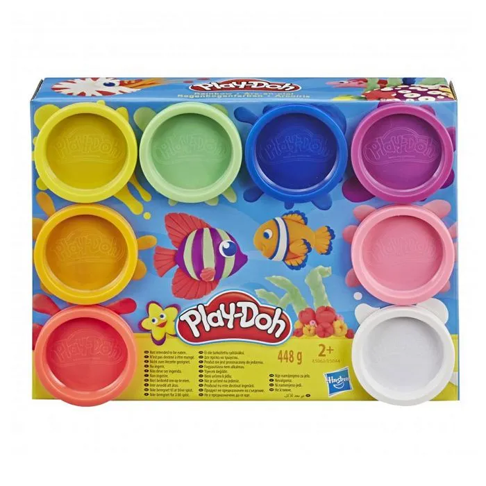 Jouet - PLAY DOH - 8 pots de pâte à modeler multicolores - Pour enfant à partir de 3 ans-0