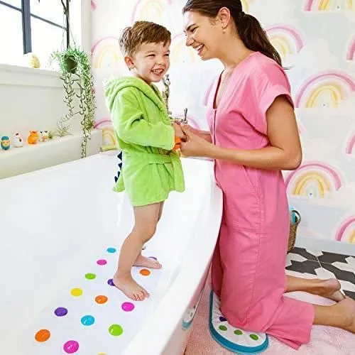 Munchkin - Tapis de Bain Rigolo à Pois 01219401WWW-1