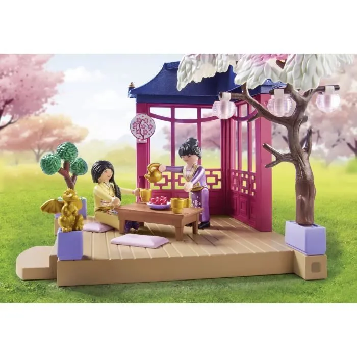 PLAYMOBIL 71762 Jardin asiatique avec deux personnages et pandas, Promo pack, 111 pièces, Dès 4 ans-3