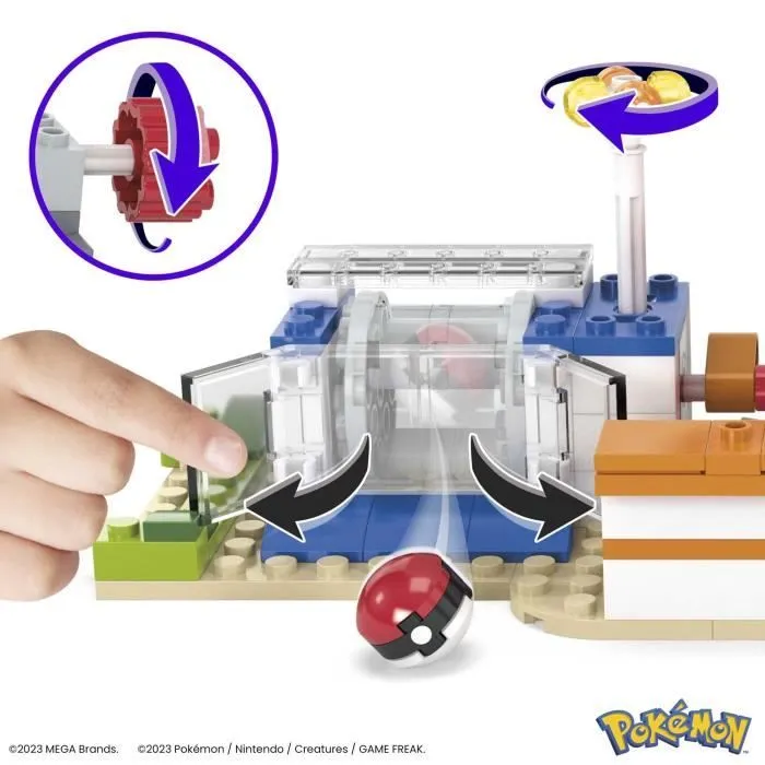 MEGA Pokémon-Centre Pokémon de la Forêt-Jouet à construire (648 pcs) HNT93-4