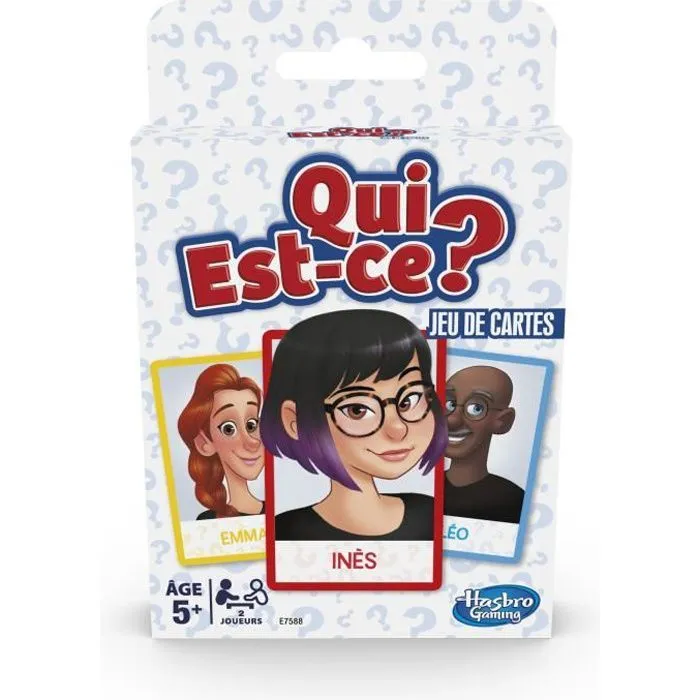 QUI EST-CE ? -Jeu de cartes - pour enfants-0