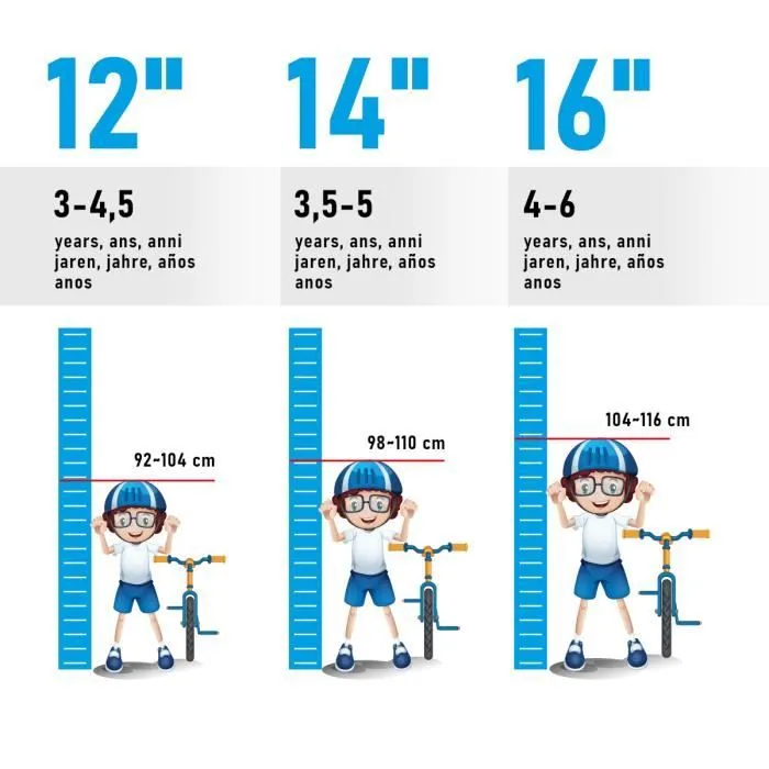 Vélo Enfant 14" - STITCH - Bleu - 4 à 6 Ans - Roues 14" - Mixte-3
