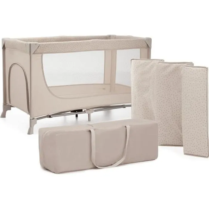 Kinderkraft Lit parapluie 2 en 1 JOY 2 Beige-0